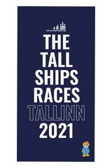 Пляжное полотенце синего цвета из микрофибры The Tall Ships Races 2021 цена и информация | Полотенца | kaup24.ee