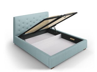 Кровать Micadoni Home Seri 45, 180x200 см, светло-синяя цена и информация | Кровати | kaup24.ee