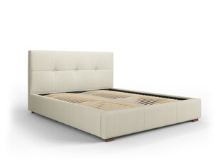 Кровать Micadoni Home Sage 45, 160x200 см, бежевая цена и информация | Кровати | kaup24.ee