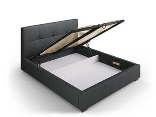 Кровать Micadoni Home Sage 45, 160x200 см, темно-серая цена и информация | Кровати | kaup24.ee