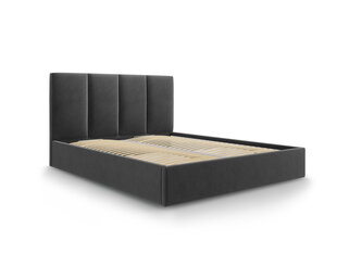 Кровать Micadoni Home Pyla, 160x200 см, темно-серая цена и информация | Кровати | kaup24.ee