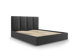 Кровать Micadoni Home Pyla, 180x200 см, темно-серая цена и информация | Кровати | kaup24.ee