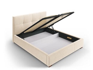 Кровать Micadoni Home Sage, 140x200 см, бежевая цена и информация | Кровати | kaup24.ee