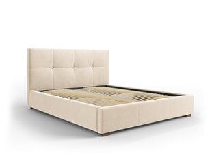 Кровать Micadoni Home Sage, 160x200 см, бежевая цена и информация | Кровати | kaup24.ee