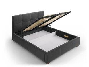 Кровать Micadoni Home Sage, 160x200 см, темно-серая цена и информация | Кровати | kaup24.ee