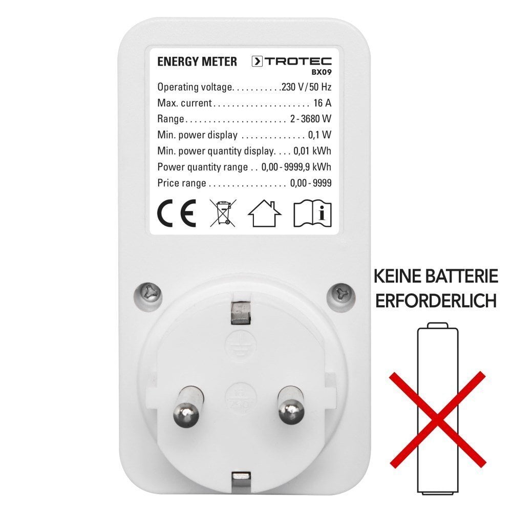 Elektrooniline taimer Trotec BX09 цена и информация | Taimerid, termostaadid | kaup24.ee