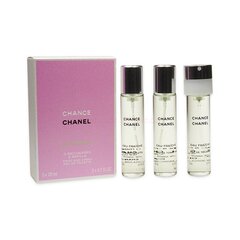 Chanel Chance Eau Fraiche EDT naistele, 3 x 20 ml hind ja info | Naiste parfüümid | kaup24.ee