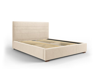Кровать Micadoni Home Aranda, 180x200 см, бежевая цена и информация | Кровати | kaup24.ee