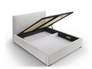 Кровать Micadoni Home Aranda, 180x200 см, светло-серая цена и информация | Кровати | kaup24.ee