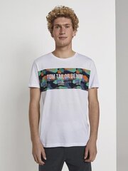 Мужская футболка Tom Tailor 1017294, белая цена и информация | Мужские футболки | kaup24.ee