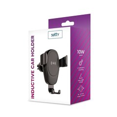 Setty Inductive Car Holder IUS-01 hind ja info | Mobiiltelefonide hoidjad | kaup24.ee