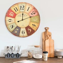 Vanaaegne seinakell vidaXL, värviline, 60 cm цена и информация | Часы | kaup24.ee