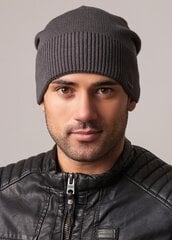 Caskona meeste müts PREMIUM UX*02, tumehall hind ja info | Meeste sallid, mütsid ja kindad | kaup24.ee