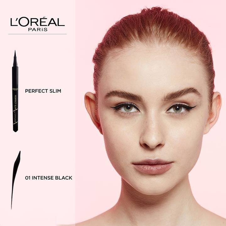 Silmalainer L'Oreal Paris Perfect Slim, 01 Intense Black, 0.6 ml hind ja info | Ripsmetušid, lauvärvid, silmapliiatsid, seerumid | kaup24.ee