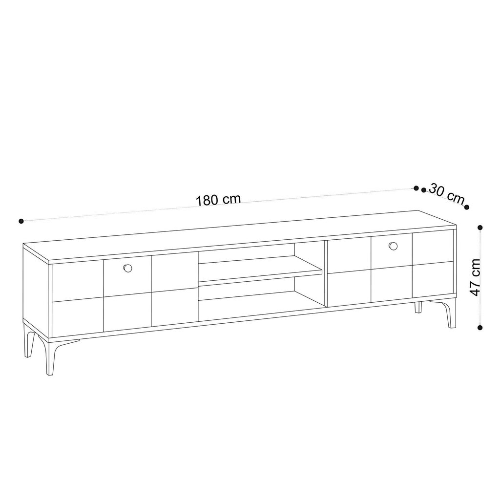 TV-laud Kalune Design 393(III), beeži värvi hind ja info | TV alused | kaup24.ee