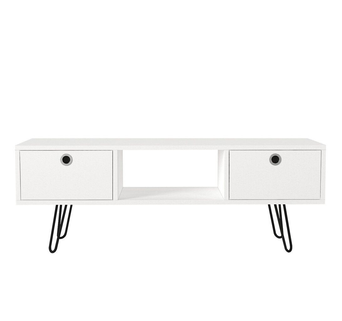 TV-laud Kalune Design 756(II), 120 cm, valge цена и информация | TV alused | kaup24.ee