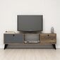 TV-laud Kalune Design 389, 138 cm, pruun/hall hind ja info | TV alused | kaup24.ee