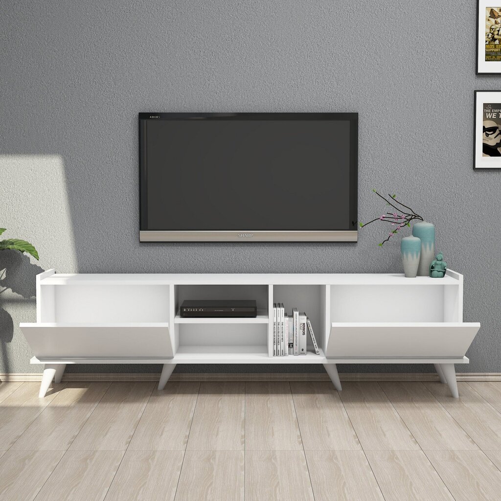 TV-laud Kalune Design 389, 180 cm, valge hind ja info | TV alused | kaup24.ee