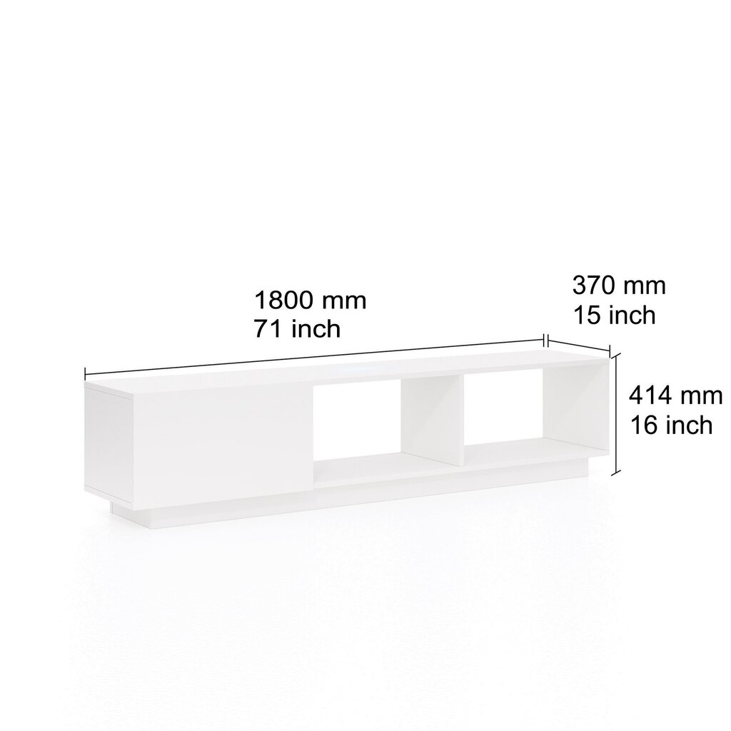 TV laud Kalune Design 598(II), 180 cm, valge/beež värv hind ja info | TV alused | kaup24.ee