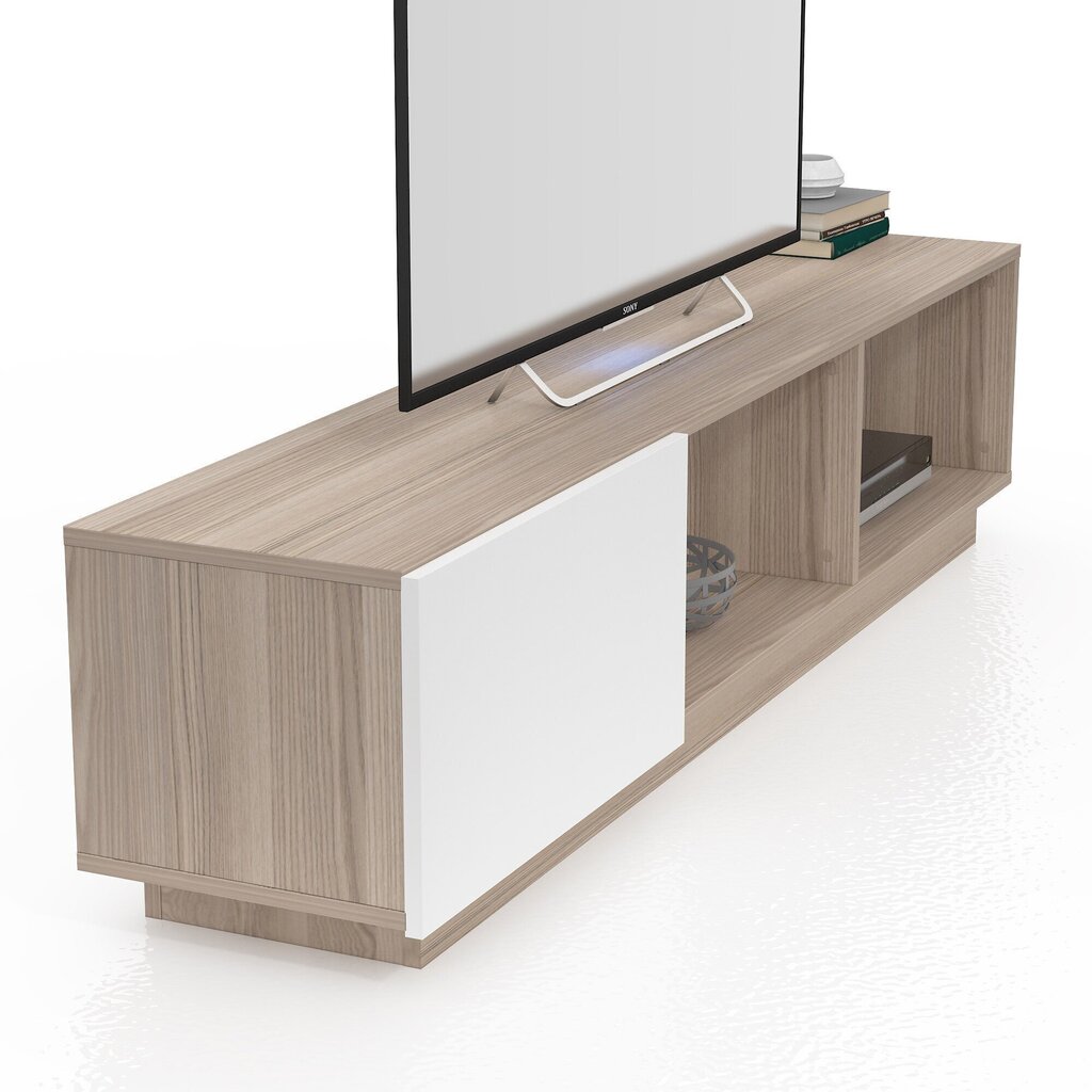 TV laud Kalune Design 598(II), 180 cm, valge/beež värv hind ja info | TV alused | kaup24.ee
