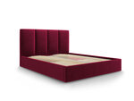 Кровать Micadoni Home Pyla, 180x200 см, красная