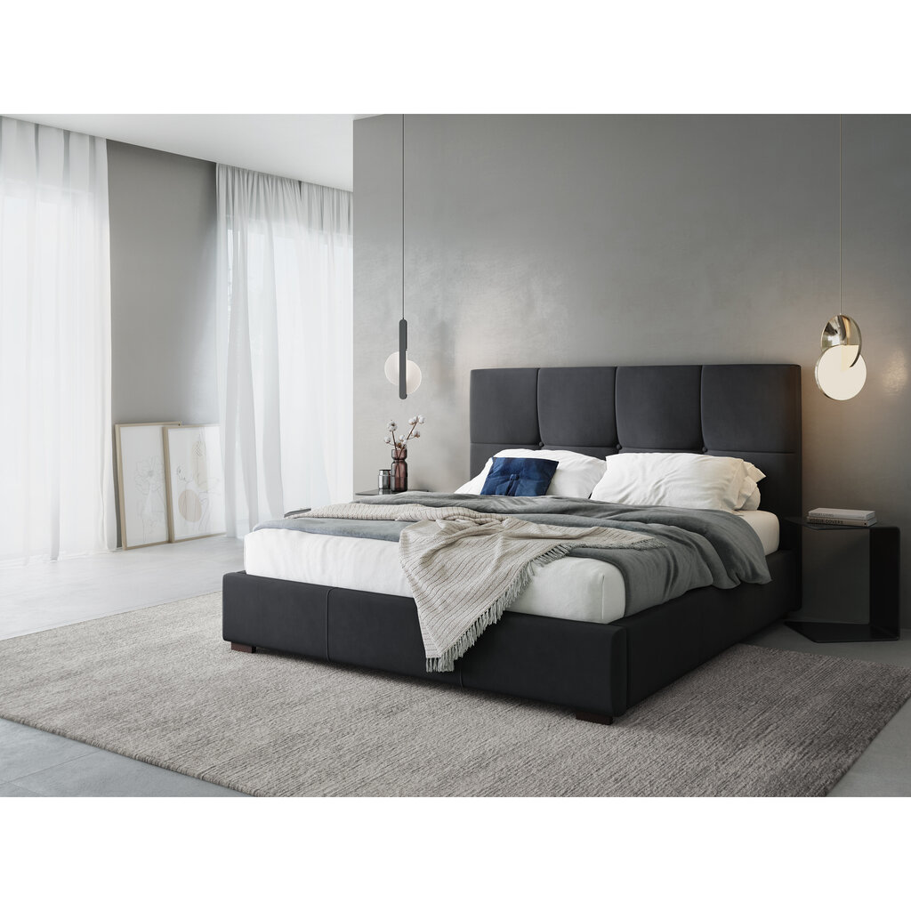 Voodi Micadoni Home Sage, 140x200cm, tumehall hind ja info | Voodid | kaup24.ee