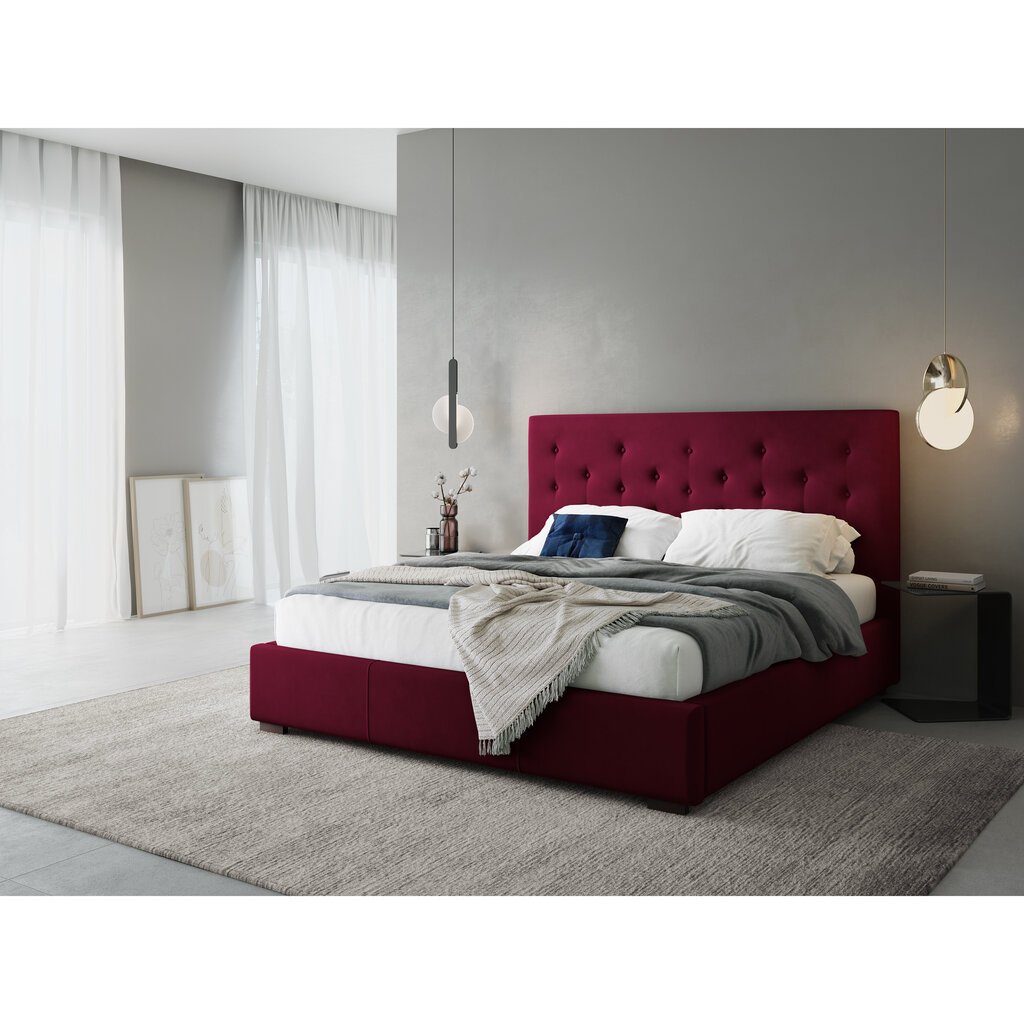 Voodi Micadoni Home Seri, 180x200cm, punane hind ja info | Voodid | kaup24.ee