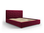 Кровать Micadoni Home Seri, 180x200 см, красная