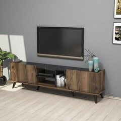 TV-laud Kalune Design 389, 180 cm, pruun/must hind ja info | TV alused | kaup24.ee