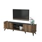 TV-laud Kalune Design 389, 180 cm, pruun/must hind ja info | TV alused | kaup24.ee