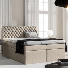 Кровать Selsey Costmary, 140x200см, серая цена и информация | Кровати | kaup24.ee