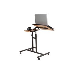 Компьютерный стол для ноутбука Kalune Design 863 (I), коричневый/черный цена и информация | Компьютерные, письменные столы | kaup24.ee