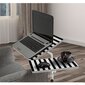 Arvutilaud Kalune Design 863 (I) sülearvutile, must/valge hind ja info | Arvutilauad, kirjutuslauad | kaup24.ee