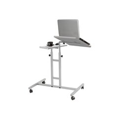 Компьютерный стол для ноутбука Kalune Design 863 (III), черный/белый цена и информация | Компьютерные, письменные столы | kaup24.ee