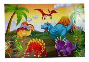 Pusle "Dinosauruste maailm", 48 o. hind ja info | Pusled | kaup24.ee