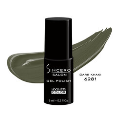 Geelküünelakk "Sincero Salon", 6 ml, "Dark khaki", 6281 hind ja info | Küünelakid, küünetugevdajad | kaup24.ee