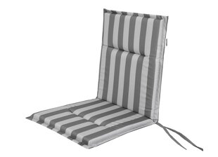 Подушка для стула Hobbygarden Miami, светло-серая/серая цена и информация | Подушки, наволочки, чехлы | kaup24.ee