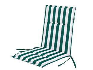 Подушка для стула Hobbygarden Miami, зеленая/белая цена и информация | Подушки, наволочки, чехлы | kaup24.ee
