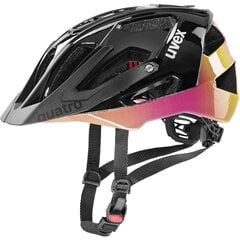 Велосипедный шлем Uvex Quatro, черный, 56-61 см цена и информация | Шлемы | kaup24.ee
