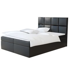 Кровать Flavio 140x200 см, черная цена и информация | Кровати | kaup24.ee