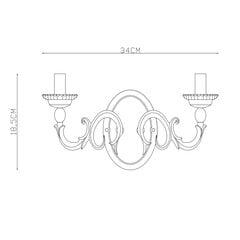 Настенный светильник G.LUX GS-9437-2A цена и информация | Настенные светильники | kaup24.ee