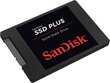 Kõvaketas Sandisk SSD PLUS 480GB SATA III цена и информация | Sisemised kõvakettad (HDD, SSD, Hybrid) | kaup24.ee