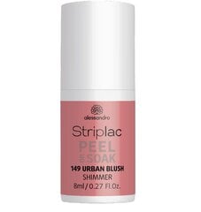 Küünelakk Alessandro Striplac Peel or Soak Urban Blush (Shimmer), 8ml цена и информация | Лаки для ногтей, укрепители для ногтей | kaup24.ee