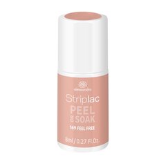 Küünelakk Alessandro Striplac Peel or Soak Feel Free, 8ml hind ja info | Küünelakid, küünetugevdajad | kaup24.ee