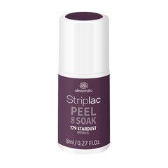 Küünelakk Alessandro Striplac Peel or Soak Stardust, 8ml hind ja info | Küünelakid, küünetugevdajad | kaup24.ee