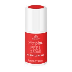 Küünelakk Alessandro Striplac Peel or Soak Don't Let Me Wait, 8ml hind ja info | Küünelakid, küünetugevdajad | kaup24.ee