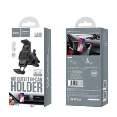 Universal car phone holder Hoco CA38 black, for using on ventilation grille цена и информация | Держатели для телефонов | kaup24.ee