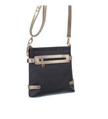 Женская наплечная сумка Thin Silver &amp; Polo 769, черная / золотая цена и информация | Женские сумки | kaup24.ee