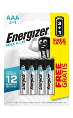 Батарейки Energizer Max Plus AAA 2400 LR03 B3+1 1.5В Alkaline цена и информация | Батарейки | kaup24.ee