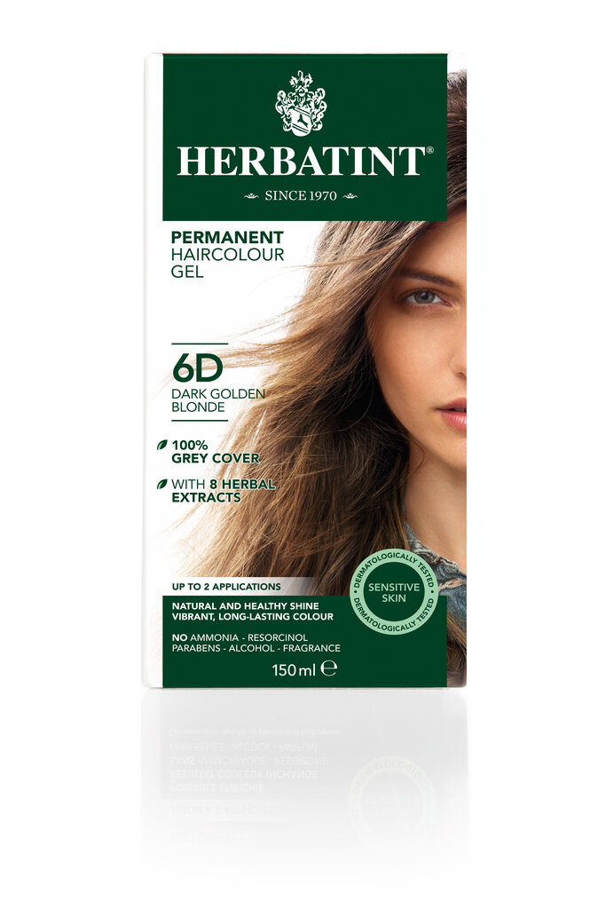 Herbatint 6D Tumekuldne blond цена и информация | Juuksevärvid | kaup24.ee